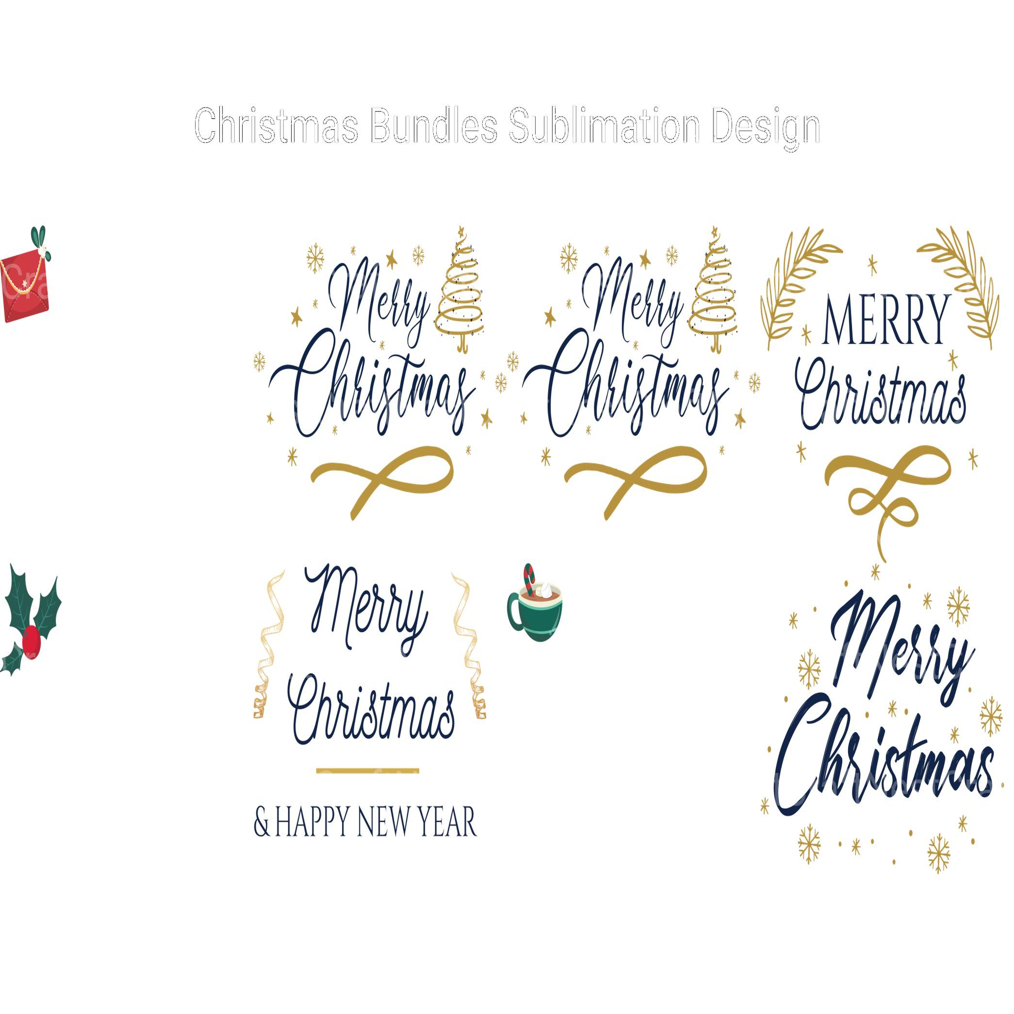 Christmas Sublimation SVG Bundle - CraftNest - Digital Crafting and Art