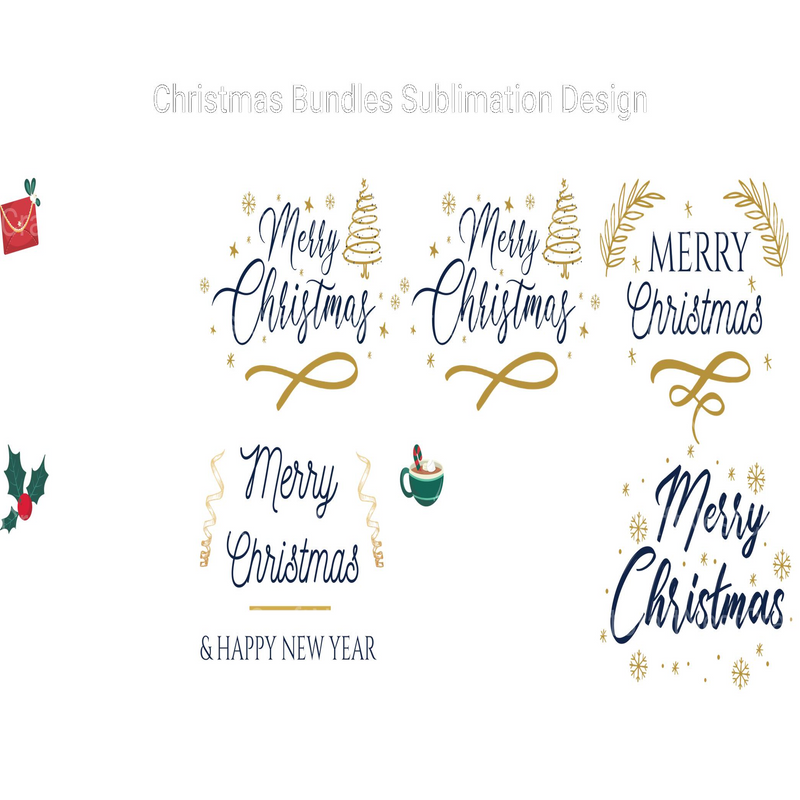 Christmas Sublimation SVG Bundle - CraftNest - Digital Crafting and Art