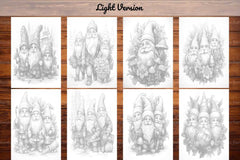 Christmas Gnomes Coloring Books - CraftNest