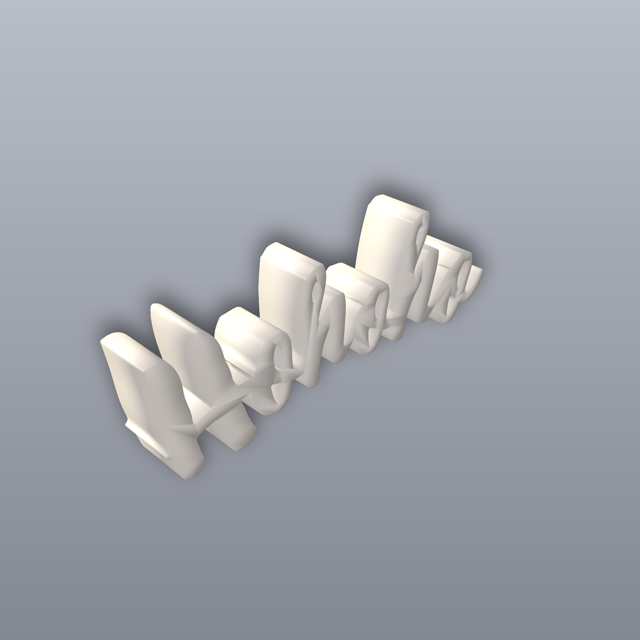 Christmas Ho Ho Ho Sign 3D Print STL File