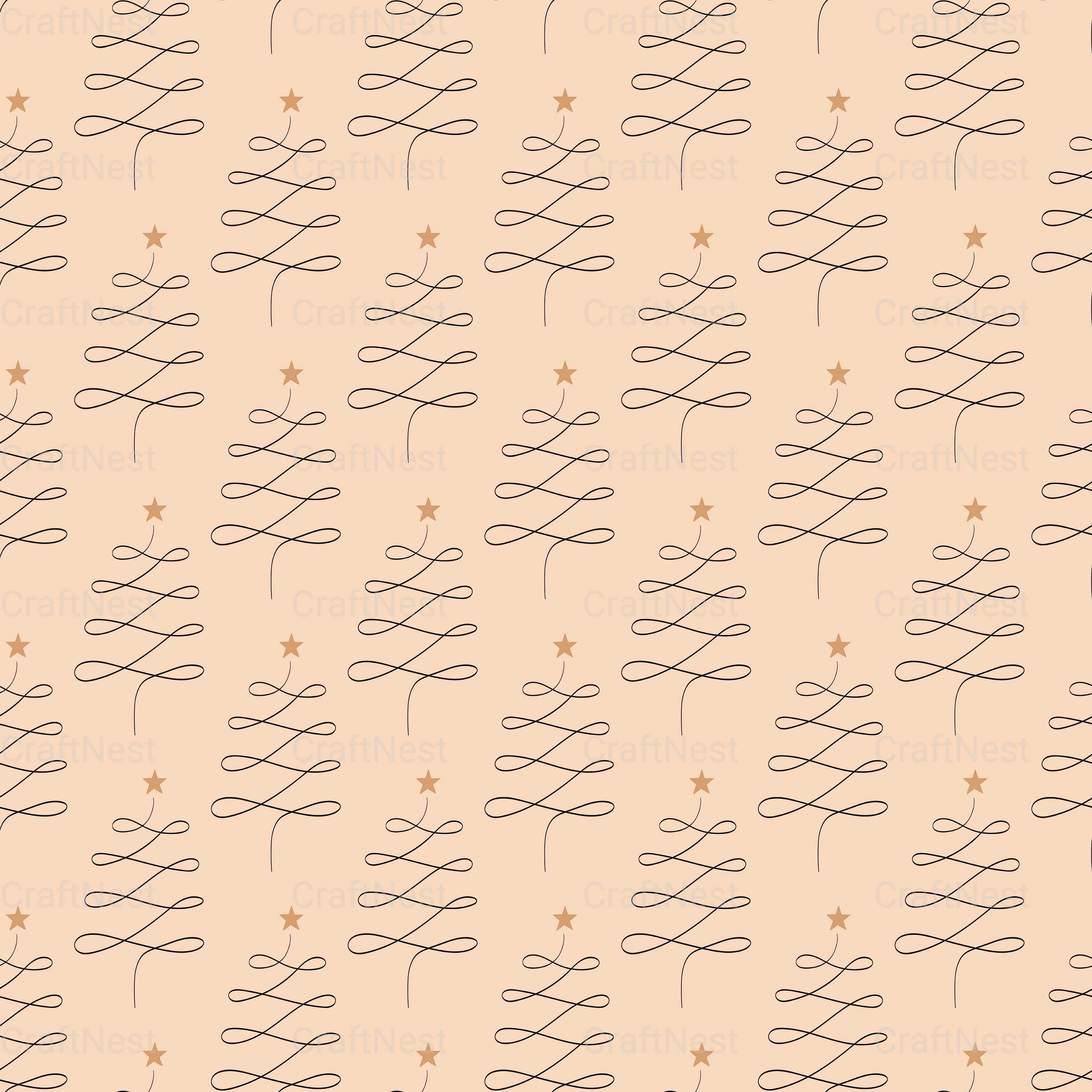 Christmas Nordic Seamless Digital Paper 1 - CraftNest - Digital Crafting and Art