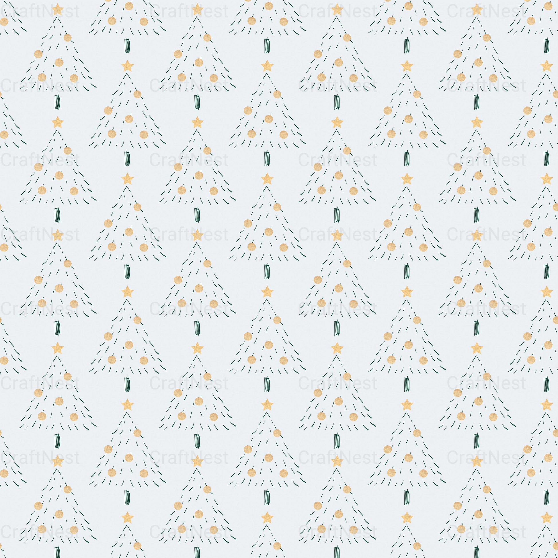 Christmas Nordic Seamless Digital Paper 1 - CraftNest - Digital Crafting and Art