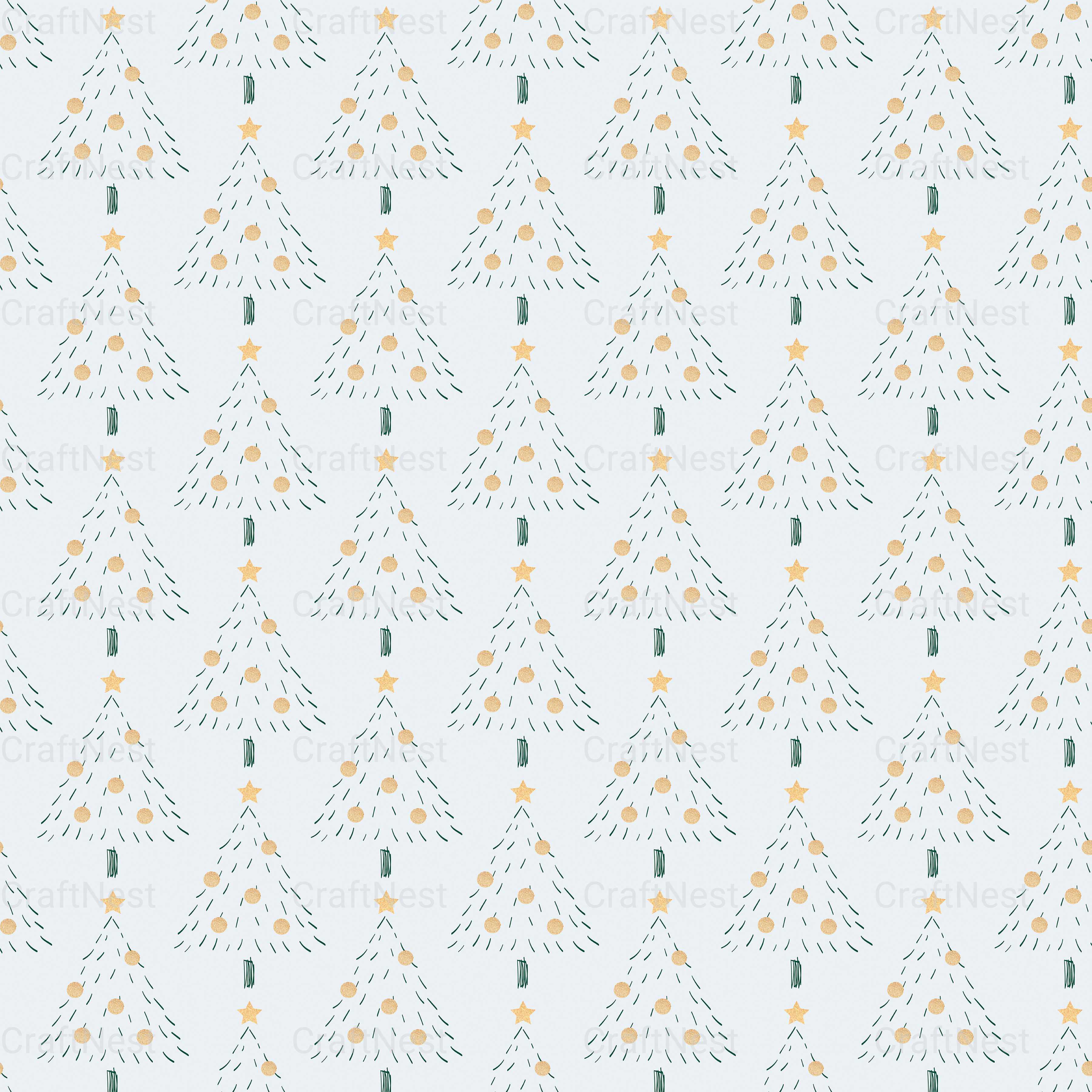 Christmas Nordic Seamless Digital Paper 1 - CraftNest - Digital Crafting and Art