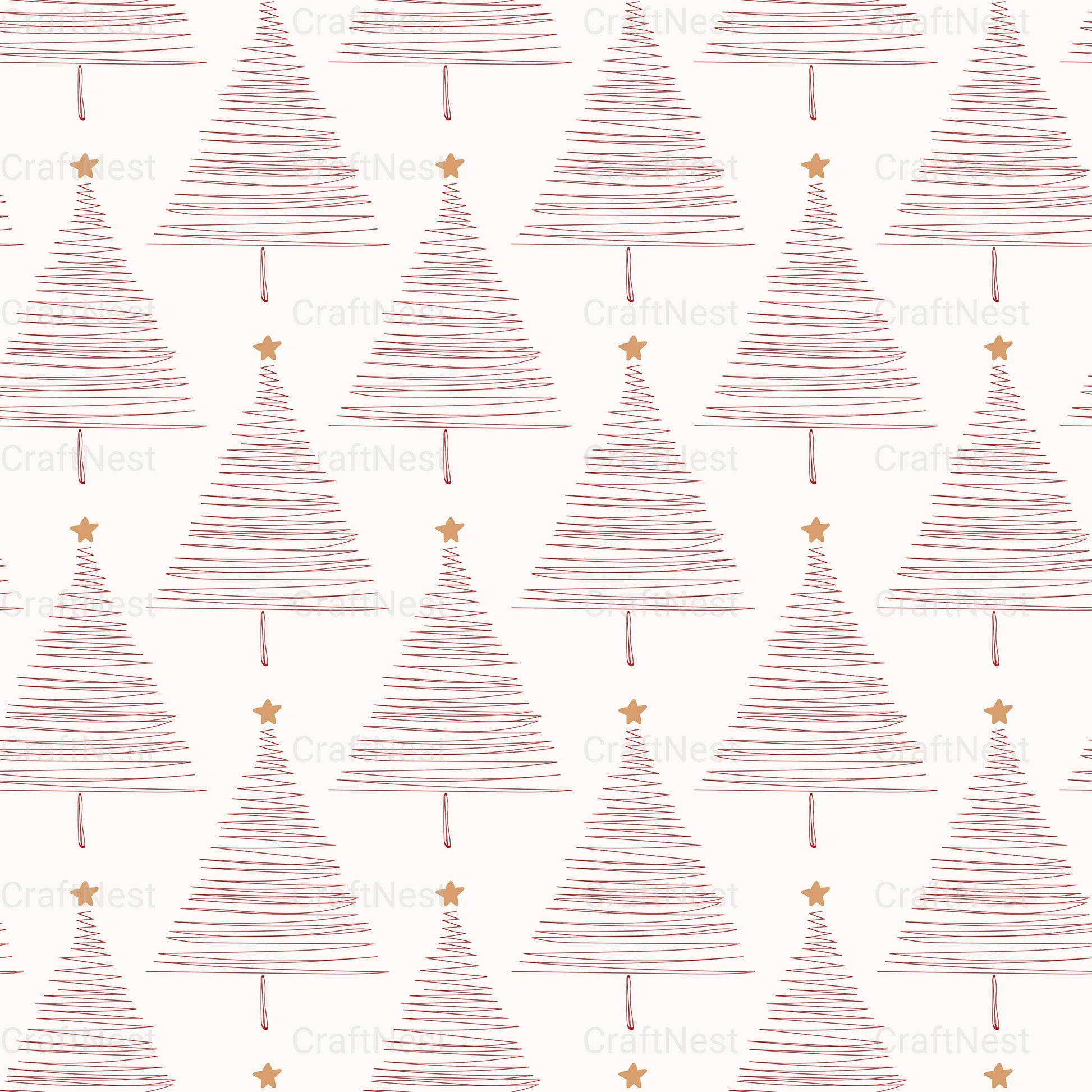 Christmas Nordic Seamless Digital Paper 1 - CraftNest - Digital Crafting and Art