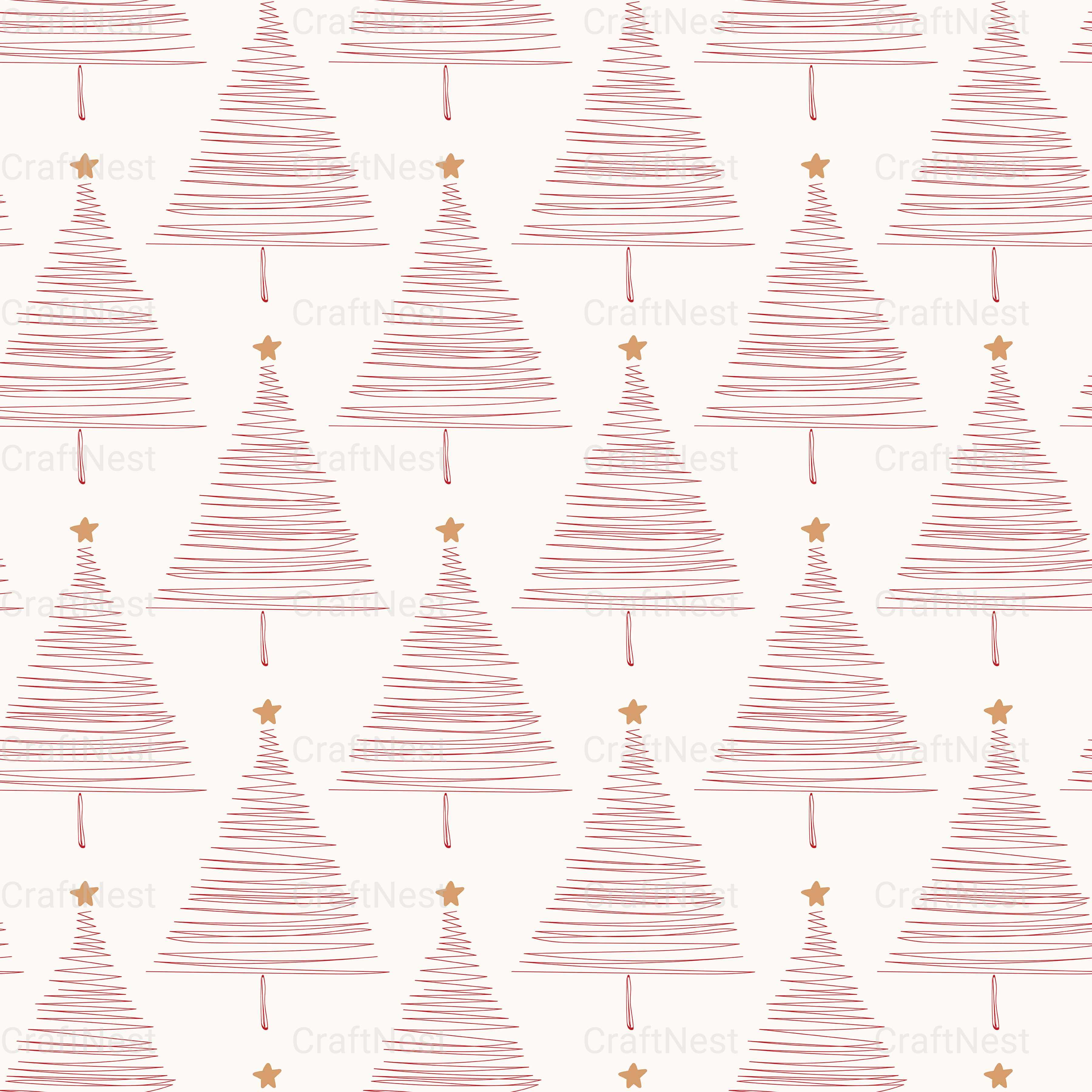 Christmas Nordic Seamless Digital Paper 1 - CraftNest - Digital Crafting and Art