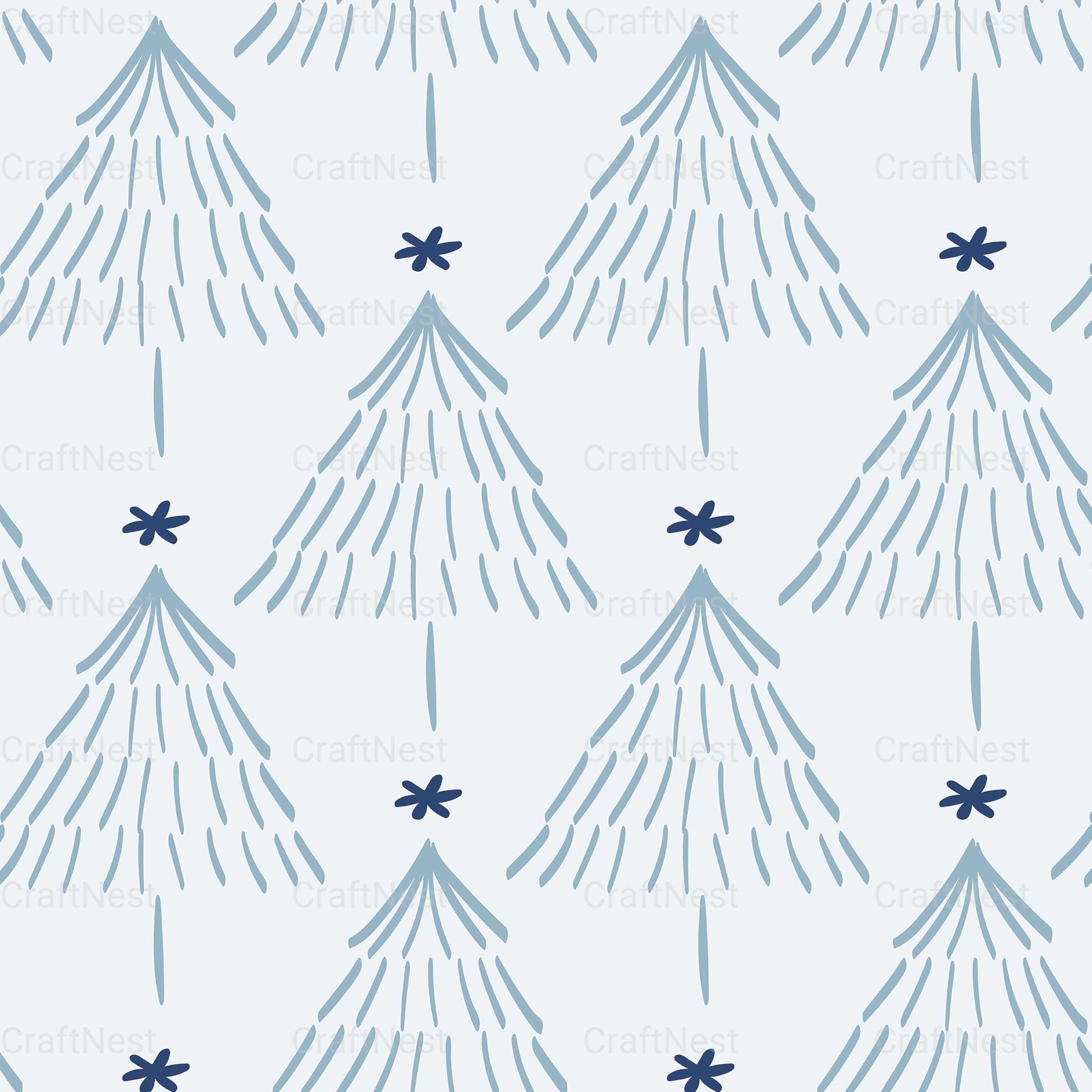 Christmas Nordic Seamless Digital Paper 1 - CraftNest - Digital Crafting and Art