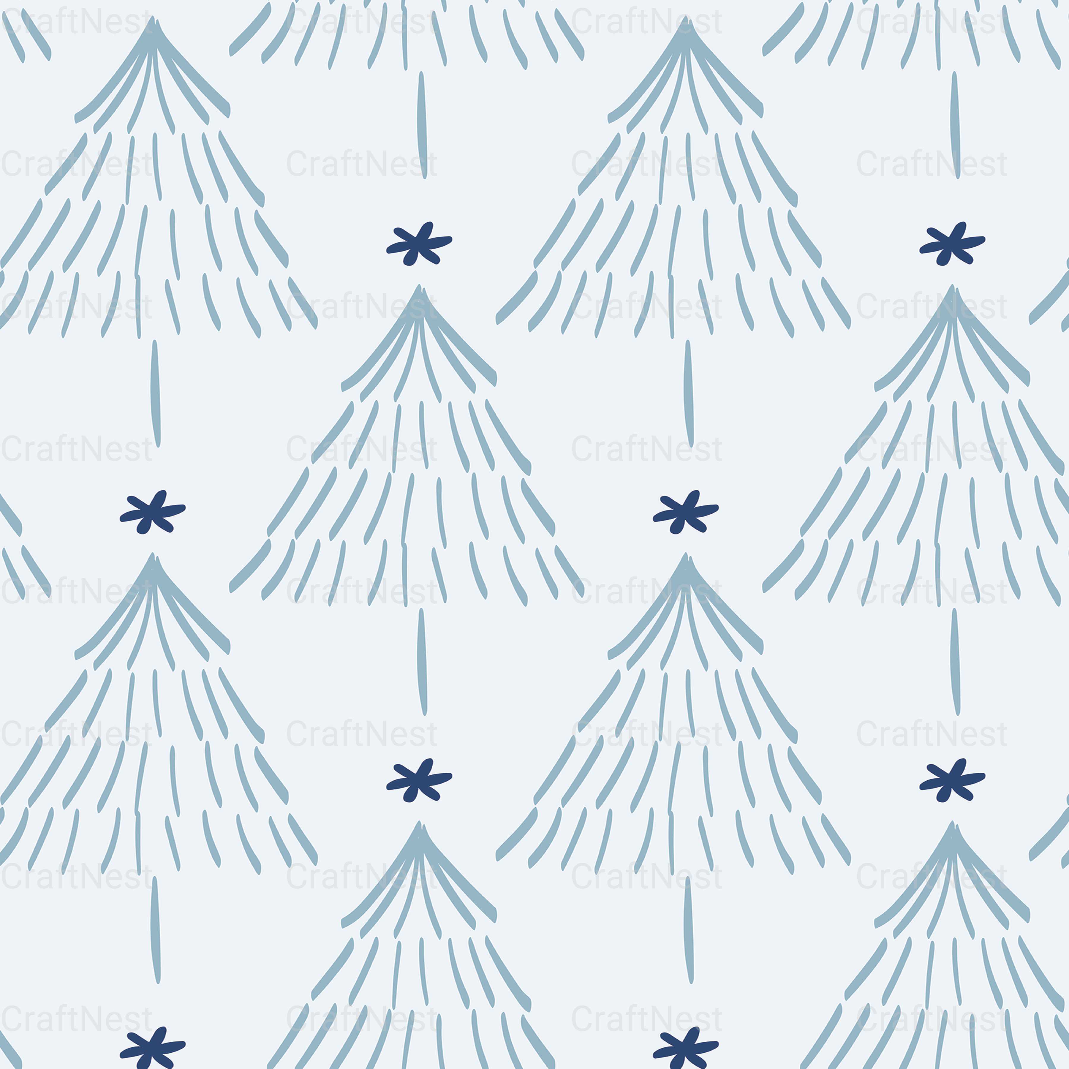 Christmas Nordic Seamless Digital Paper 1 - CraftNest - Digital Crafting and Art