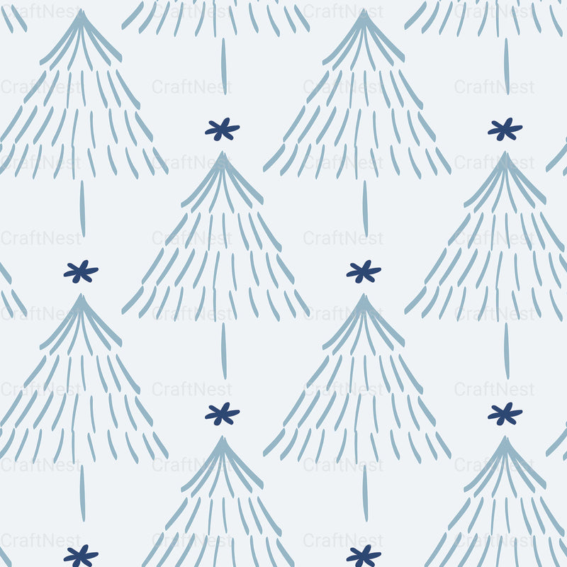 Christmas Nordic Seamless Digital Paper 1 - CraftNest - Digital Crafting and Art