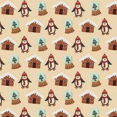 Cottage Chic Autumn Seamless Digital Paper - CraftNest - Digital Crafting and Art