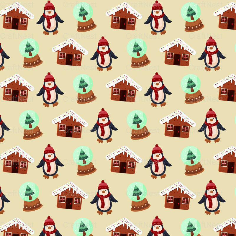 Cute Christmas Sublimation Patterns - CraftNest - Digital Crafting and Art