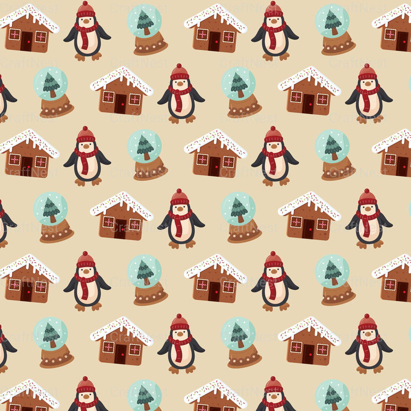 Cute Christmas Sublimation Patterns - CraftNest - Digital Crafting and Art