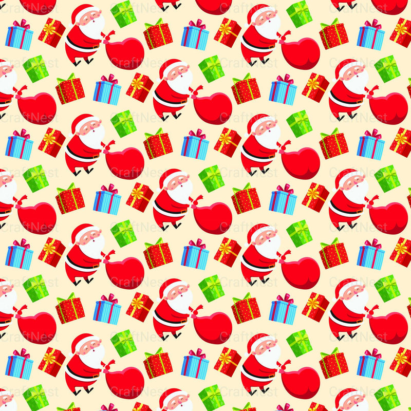 Cute Christmas Sublimation Patterns - CraftNest - Digital Crafting and Art