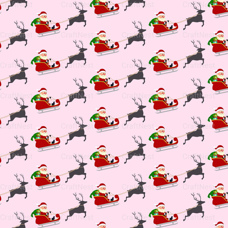 Cute Christmas Sublimation Patterns - CraftNest - Digital Crafting and Art