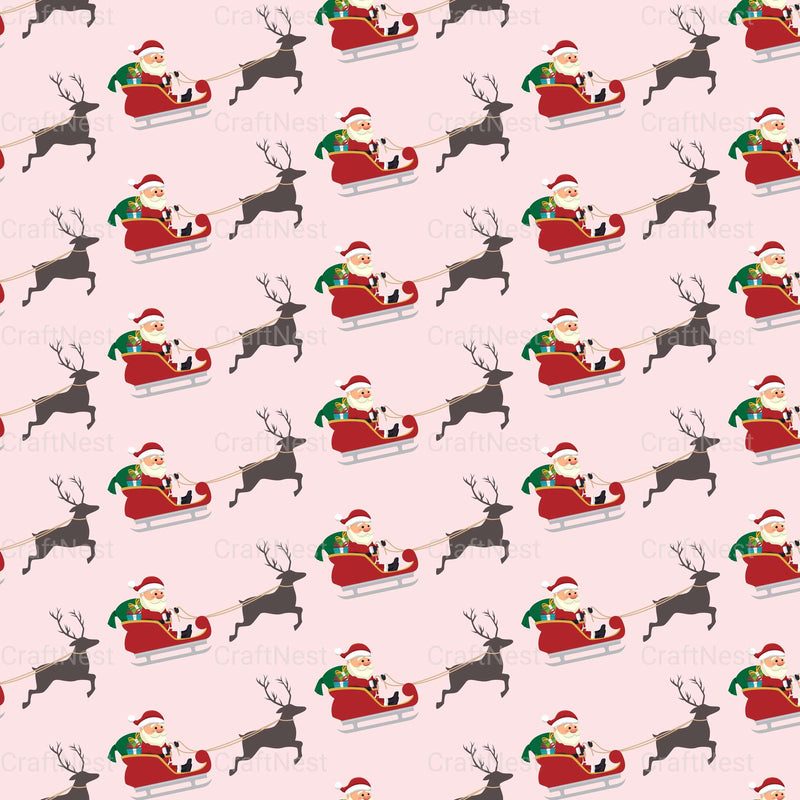 Cute Christmas Sublimation Patterns - CraftNest - Digital Crafting and Art