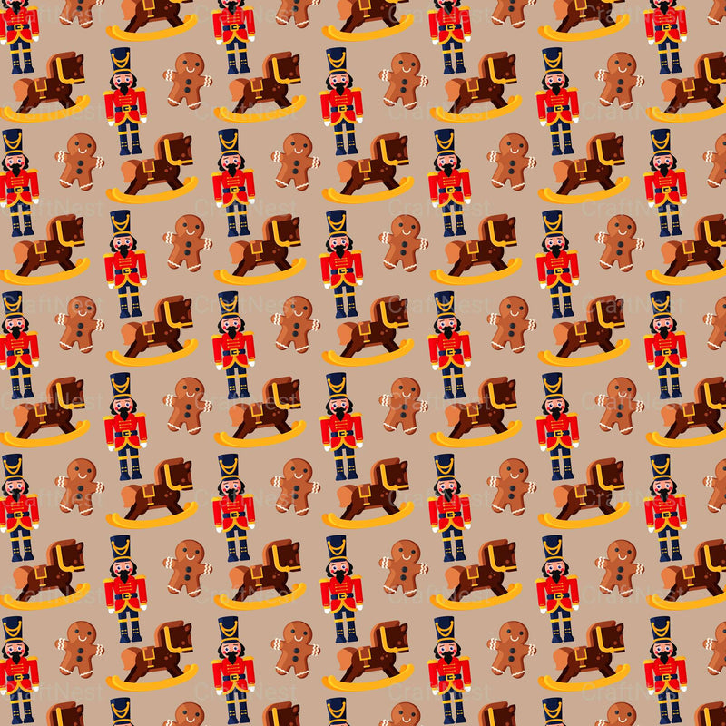 Christmas Seamless Patterns 3 - CraftNest - Digital Crafting and Art