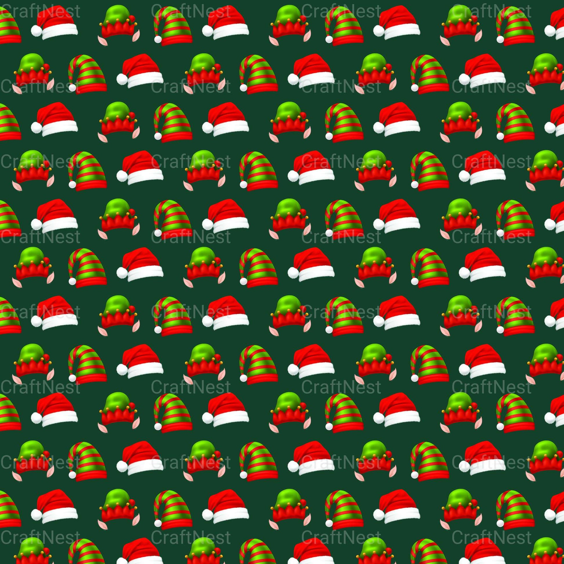 Cute Christmas Sublimation Patterns - CraftNest - Digital Crafting and Art