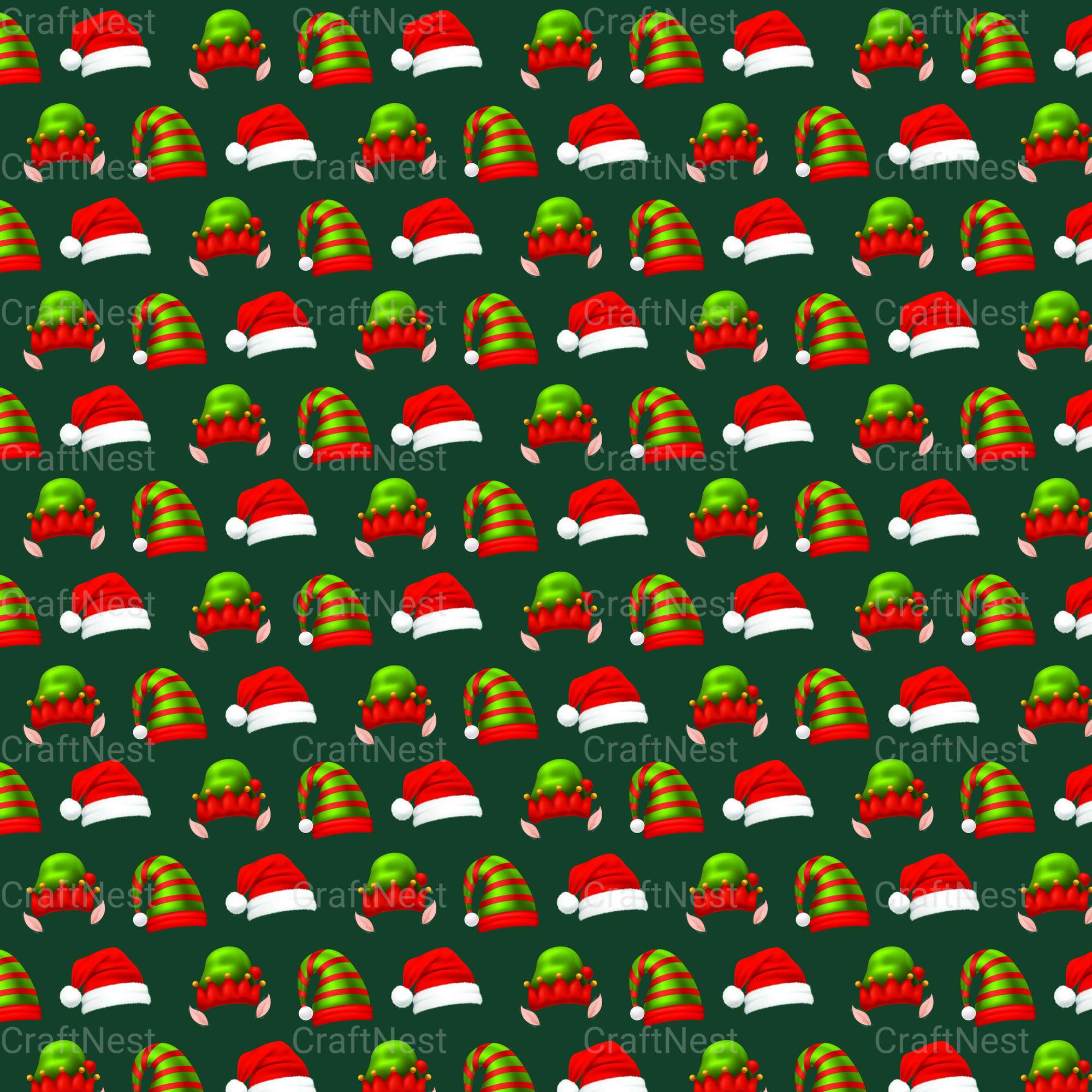 Cute Christmas Sublimation Patterns - CraftNest - Digital Crafting and Art