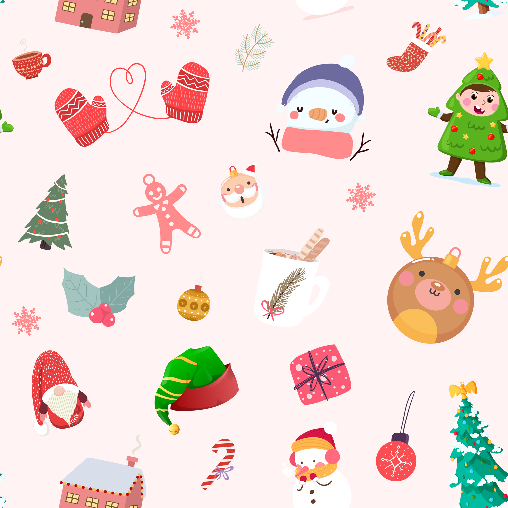 Christmas Sublimation Seamless Patterns - CraftNest - Digital Crafting and Art