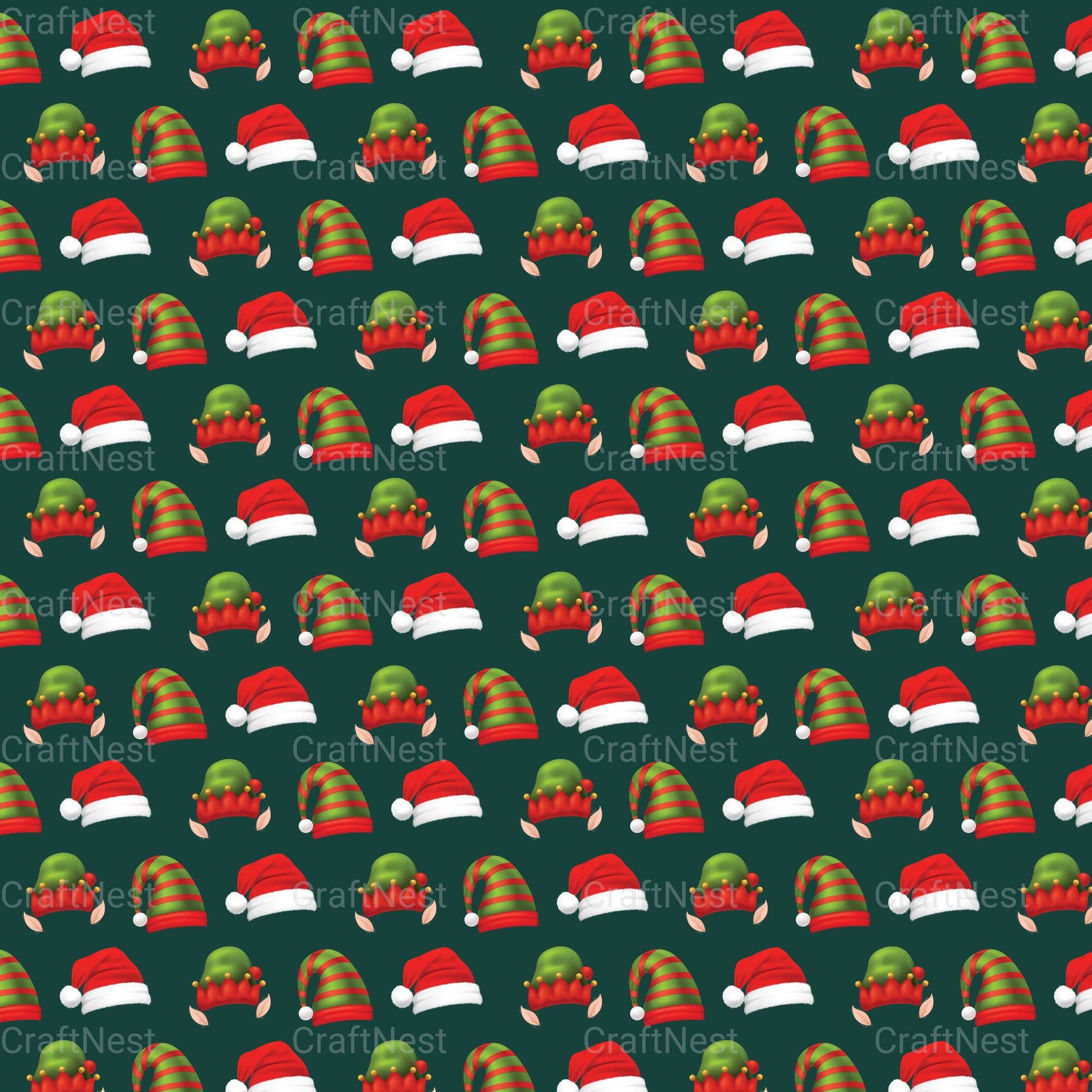 Cute Christmas Sublimation Patterns - CraftNest - Digital Crafting and Art