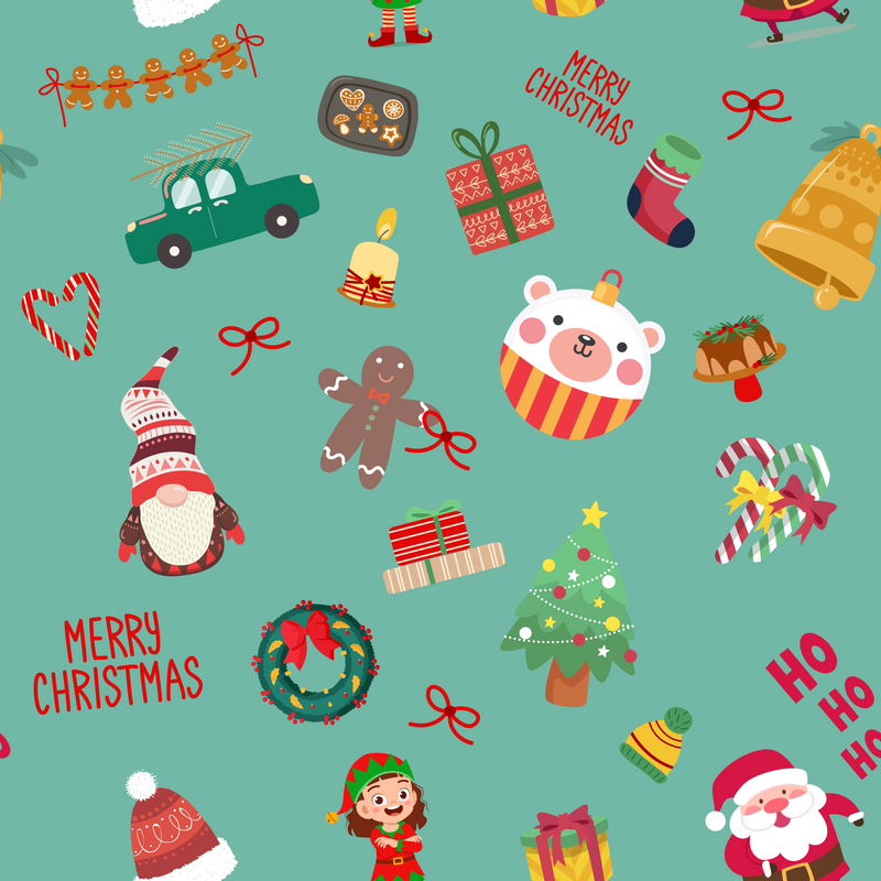 Christmas Sublimation Seamless Patterns - CraftNest - Digital Crafting and Art