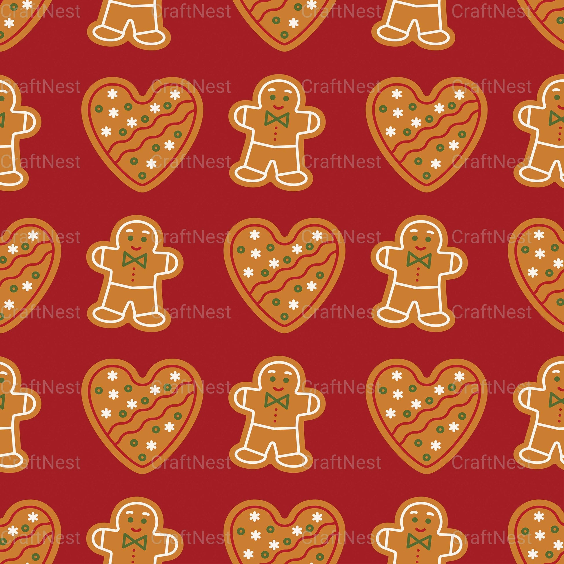 Christmas Seamless Patterns - CraftNest - Digital Crafting and Art