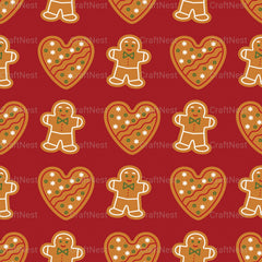 Christmas Seamless Patterns - CraftNest - Digital Crafting and Art