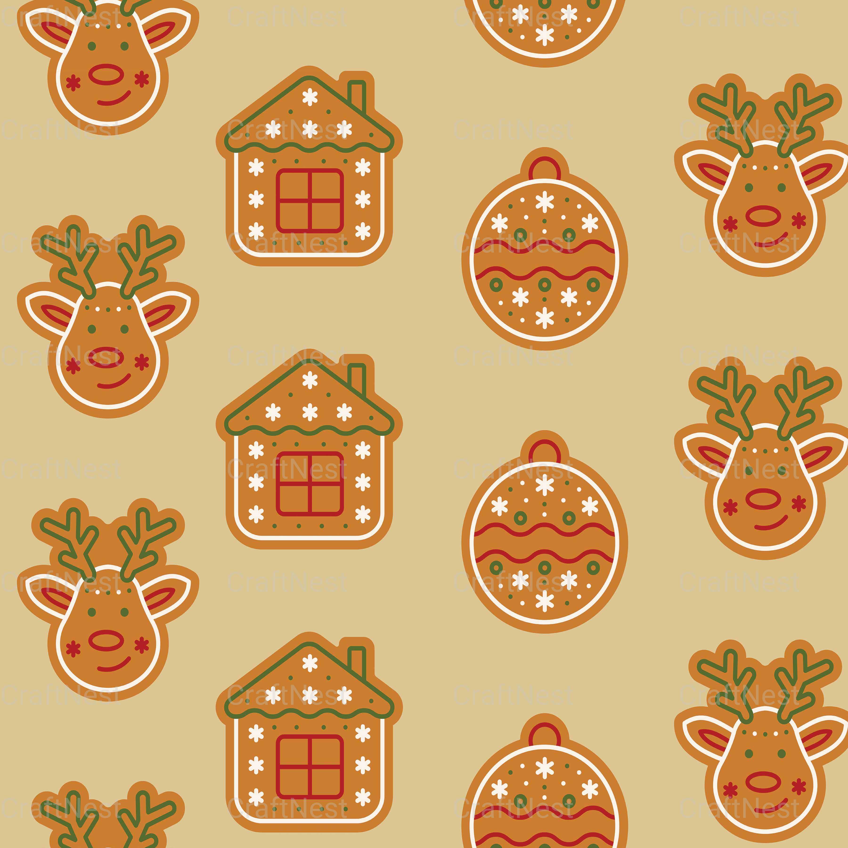 Christmas Seamless Patterns - CraftNest - Digital Crafting and Art