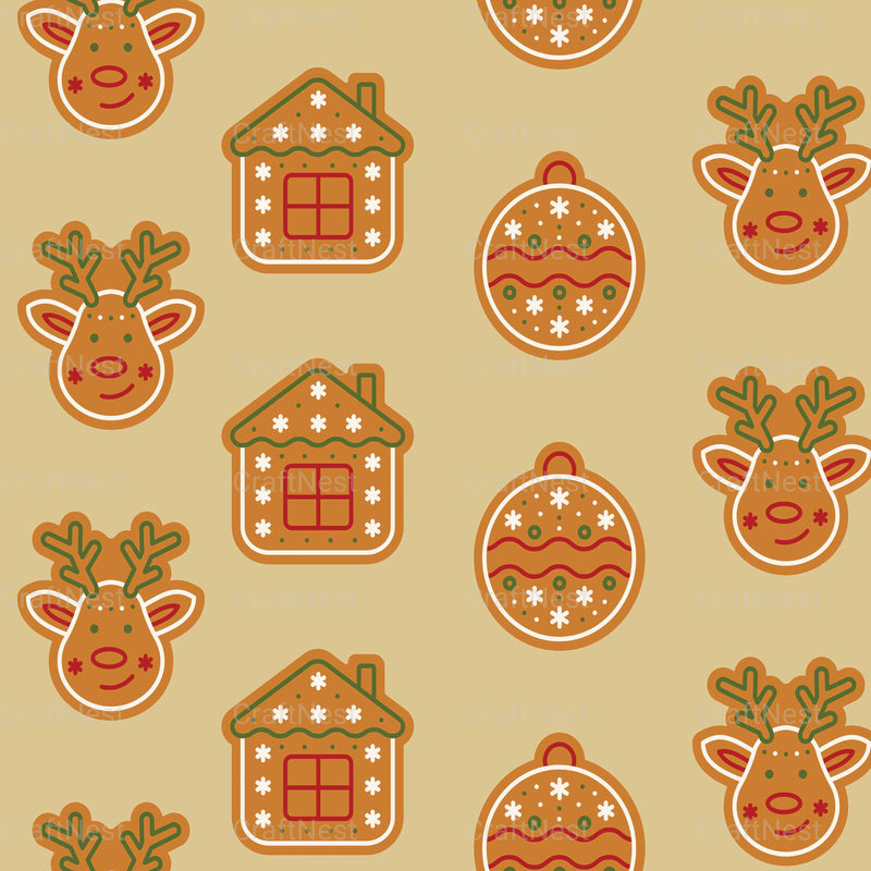 Christmas Seamless Patterns - CraftNest - Digital Crafting and Art