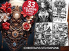 Christmas Steampunk Coloring Books