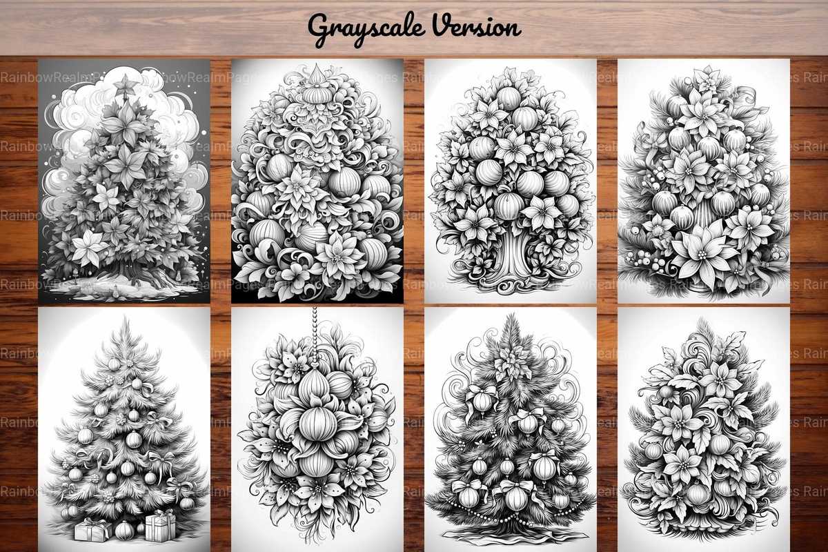 Christmas Tree Coloring Books - CraftNest