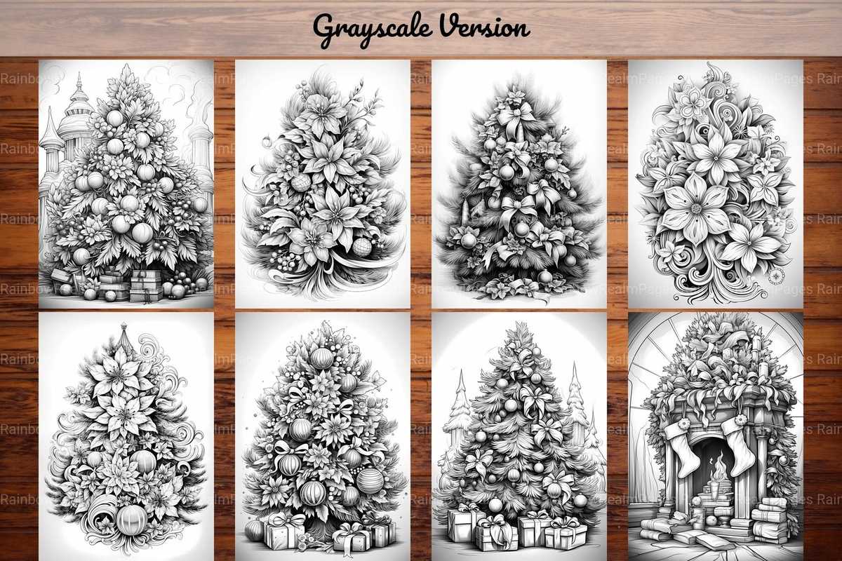 Christmas Tree Coloring Books - CraftNest