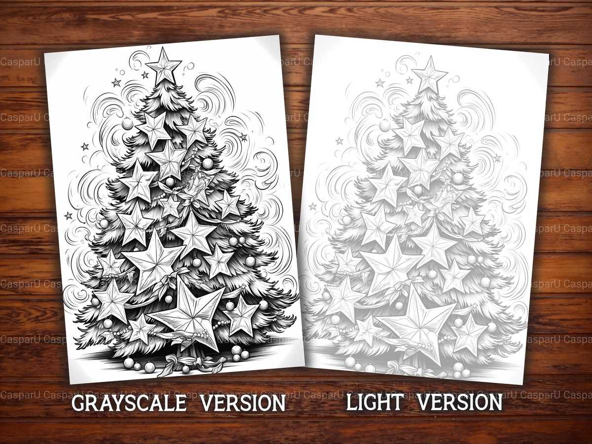 Christmas Tree Coloring Books - CraftNest