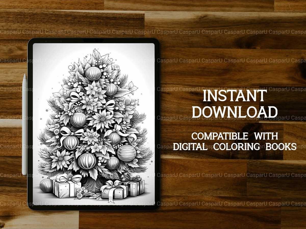 Christmas Tree Coloring Books - CraftNest