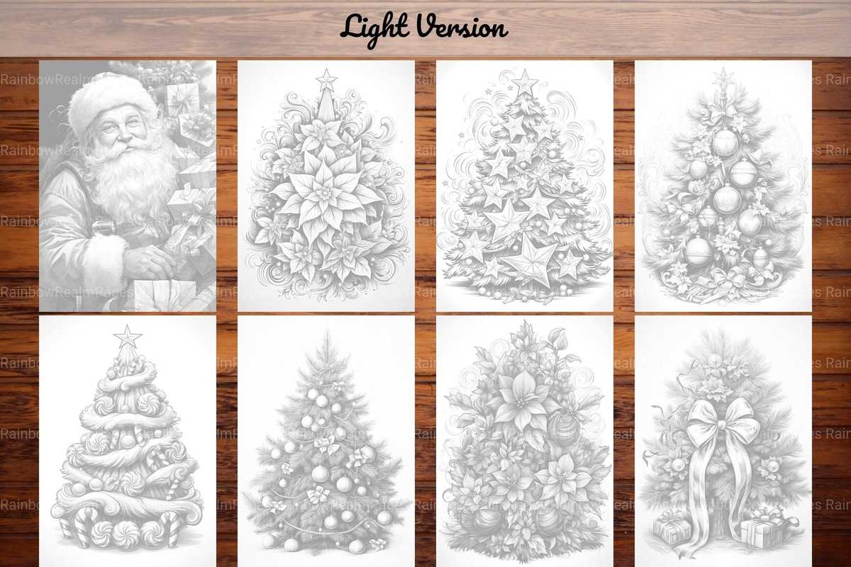 Christmas Tree Coloring Books - CraftNest