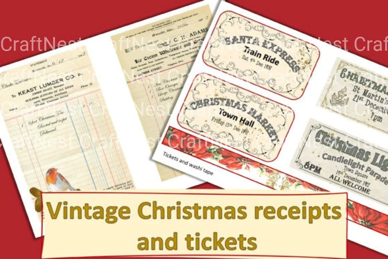 Christmas Clipart Bundle: 86 Festive Pieces - CraftNest - Digital Crafting and Art