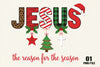 Christmas Jesus T-Shirt Design from Clipart Bundle