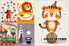 Circus in Town - Nursery - CraftNest - Digital Crafting and Art