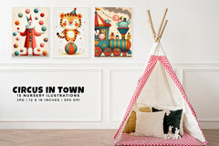 Circus in Town - Nursery - CraftNest - Digital Crafting and Art