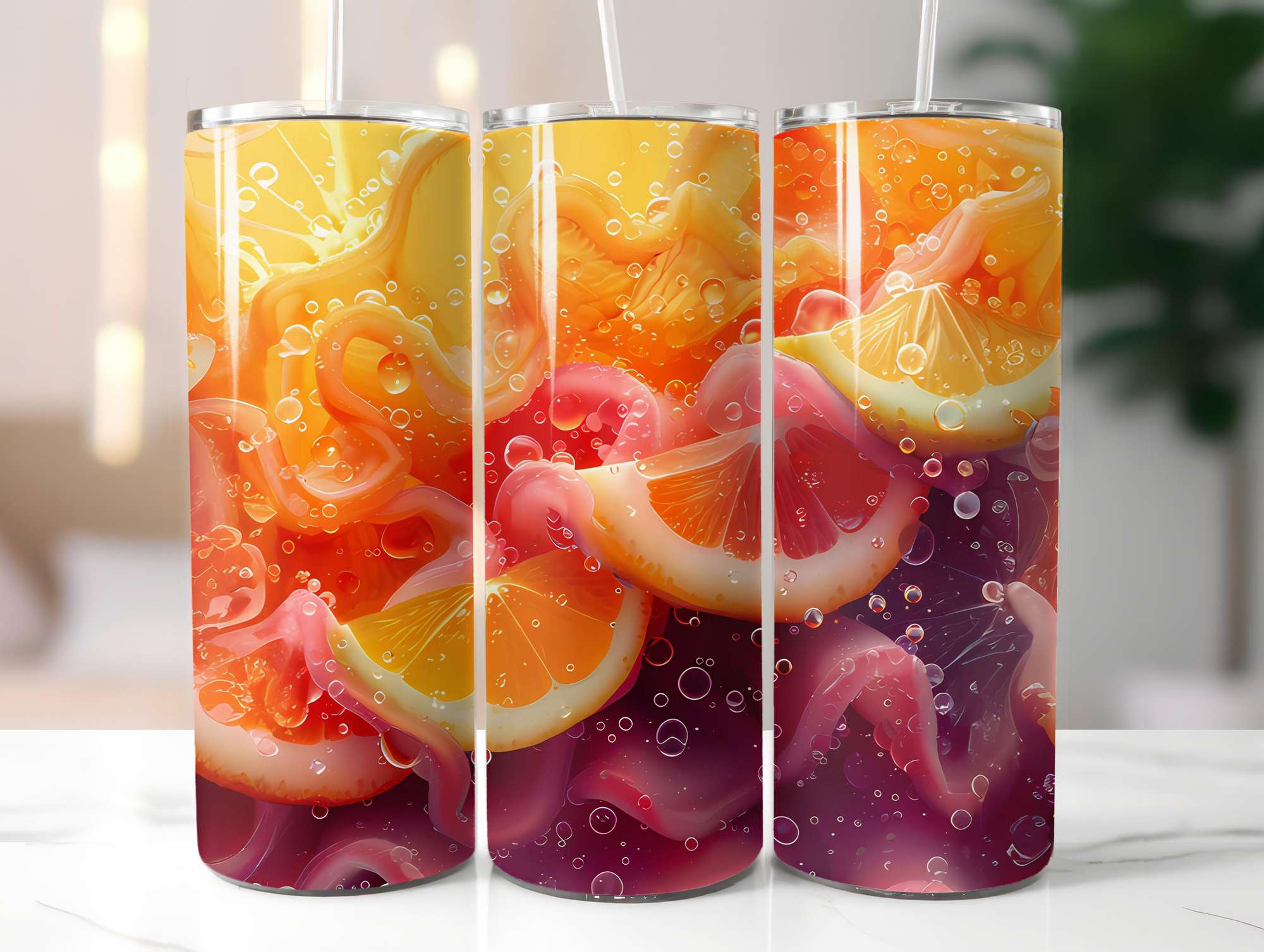 Citrus Spectrum 4 Tumbler Wrap - CraftNest - Digital Crafting and Art