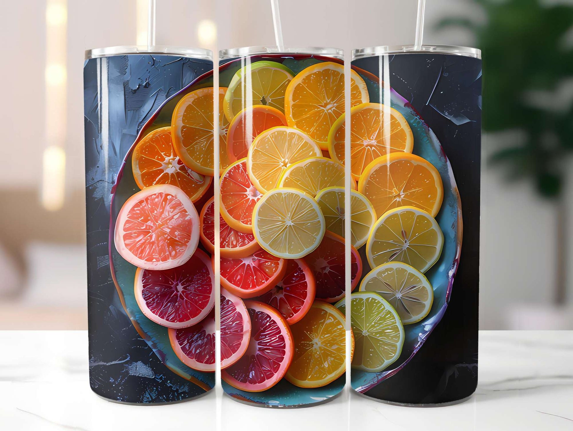 Citrus Spectrum 3 Tumbler Wrap - CraftNest - Digital Crafting and Art