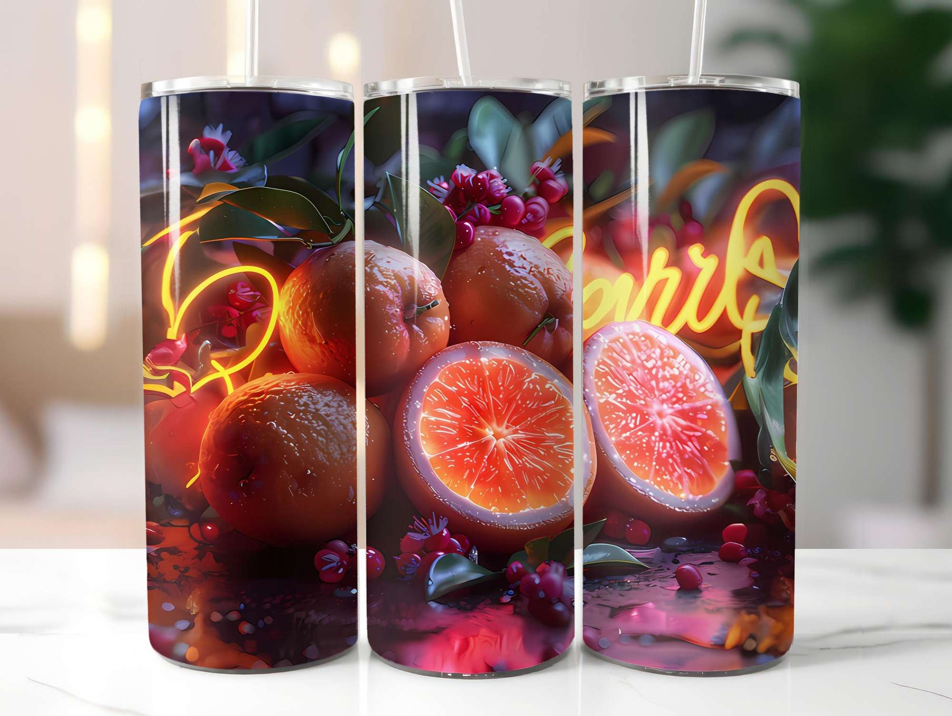 Citrus Spectrum 2 Tumbler Wrap - CraftNest - Digital Crafting and Art