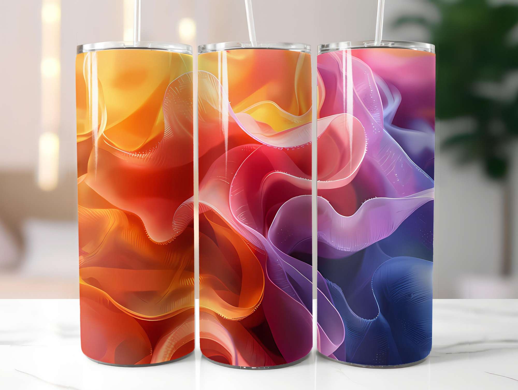 Citrus Spectrum 3 Tumbler Wrap - CraftNest - Digital Crafting and Art