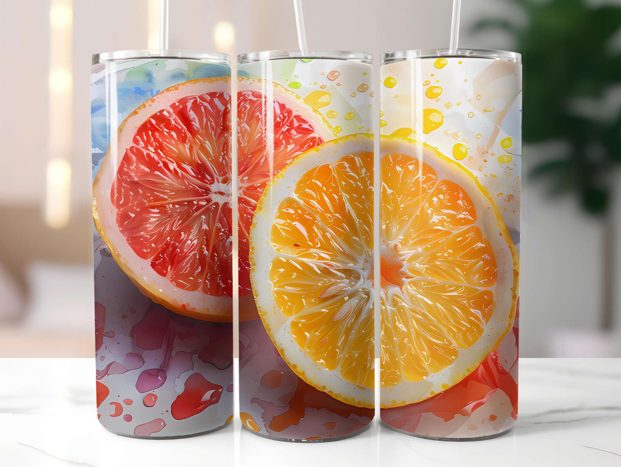 Citrus Spectrum 5 Tumbler Wrap - CraftNest - Digital Crafting and Art