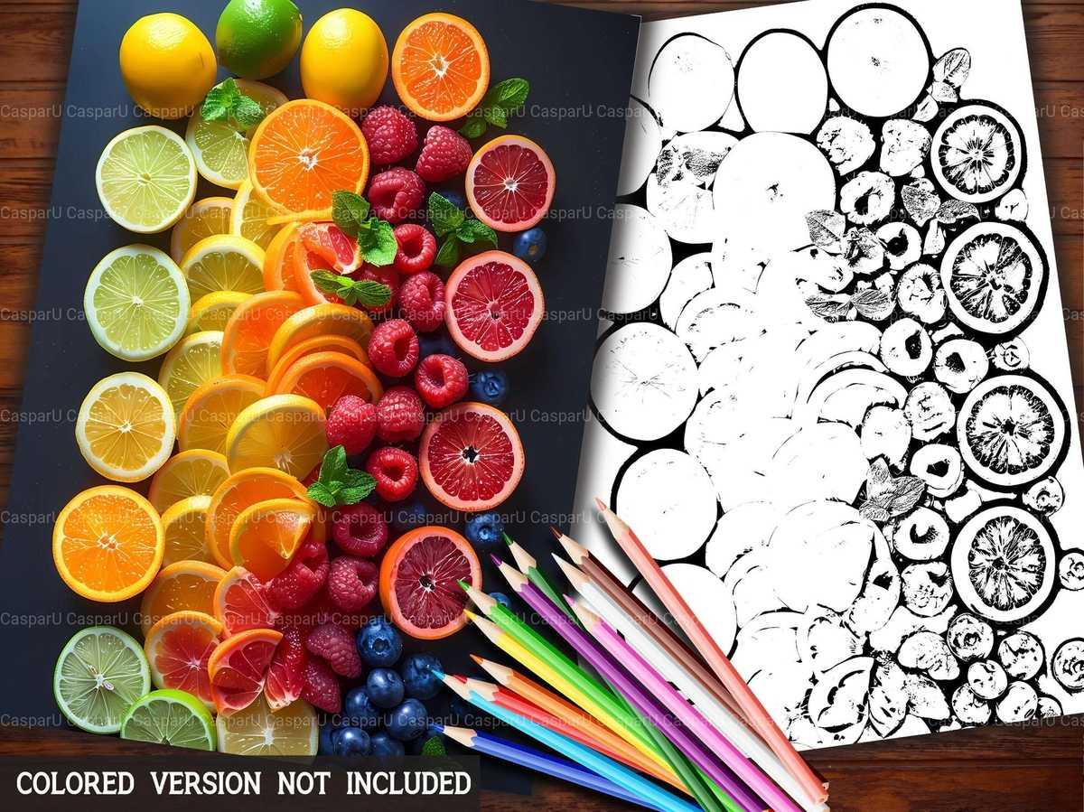 Citrus Spectrum Coloring Books - CraftNest - Digital Crafting and Art