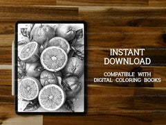 Citrus Spectrum Coloring Books - CraftNest - Digital Crafting and Art