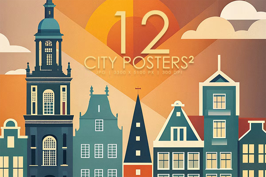 City Posters 02 - Wall Art