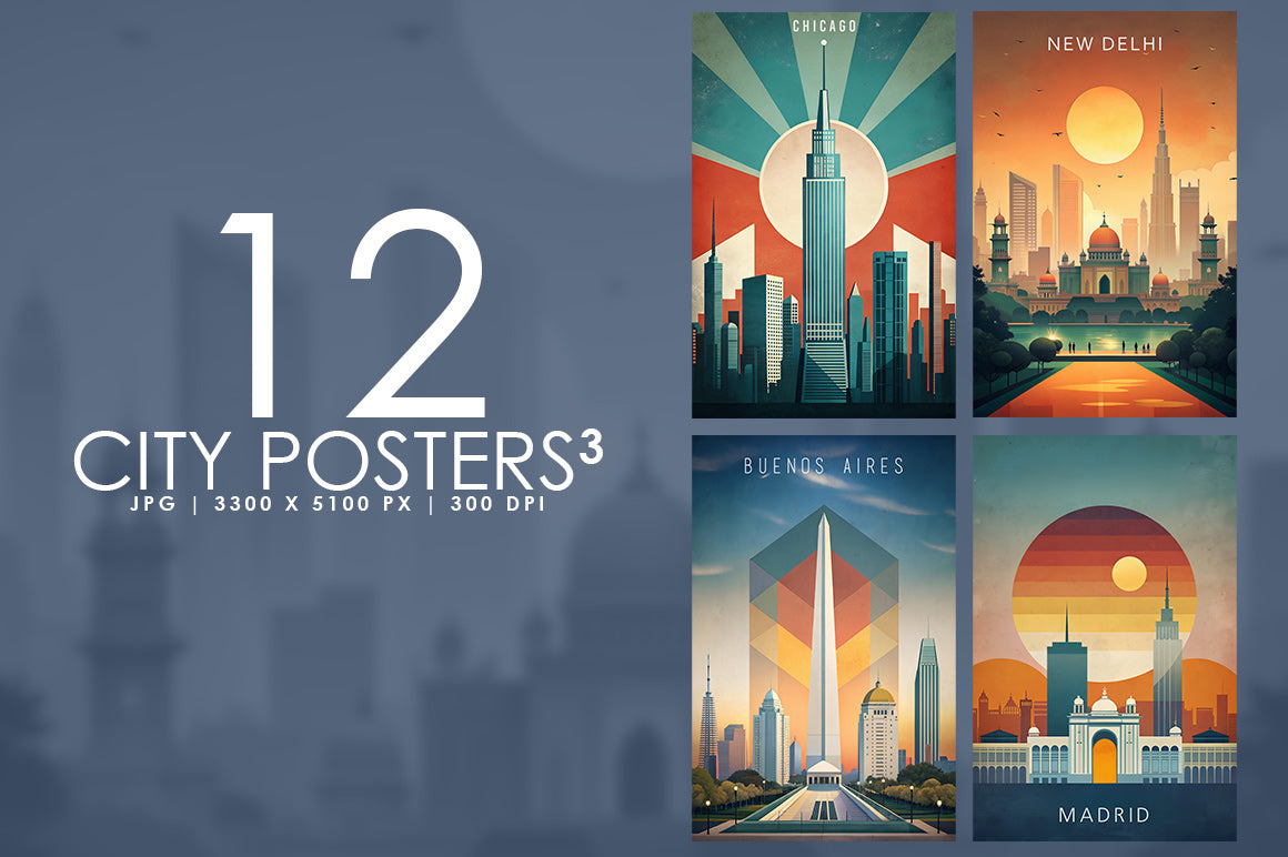 City Posters 03 - Wall Art