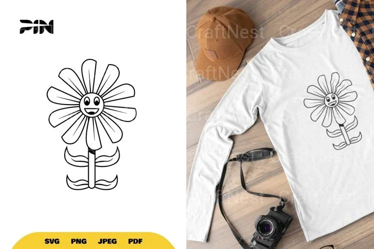 Classic Cartoon Flower SVG Bundle - CraftNest - Digital Crafting and Art