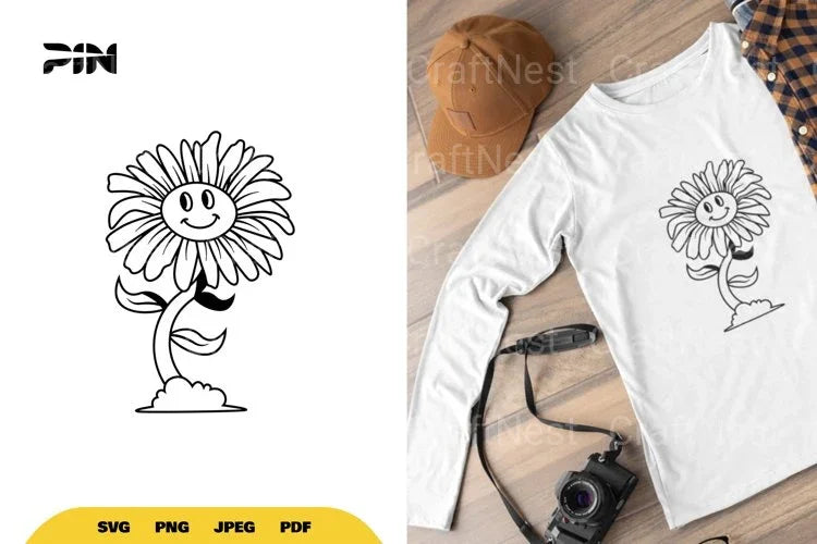 Classic Cartoon Flower SVG Bundle - CraftNest - Digital Crafting and Art