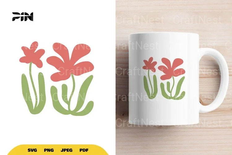 Classic Style Flower SVG Bundle - CraftNest - Digital Crafting and Art